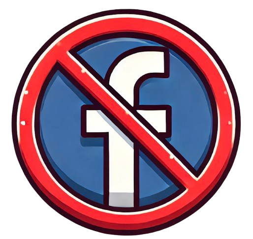 No Facebook Logo